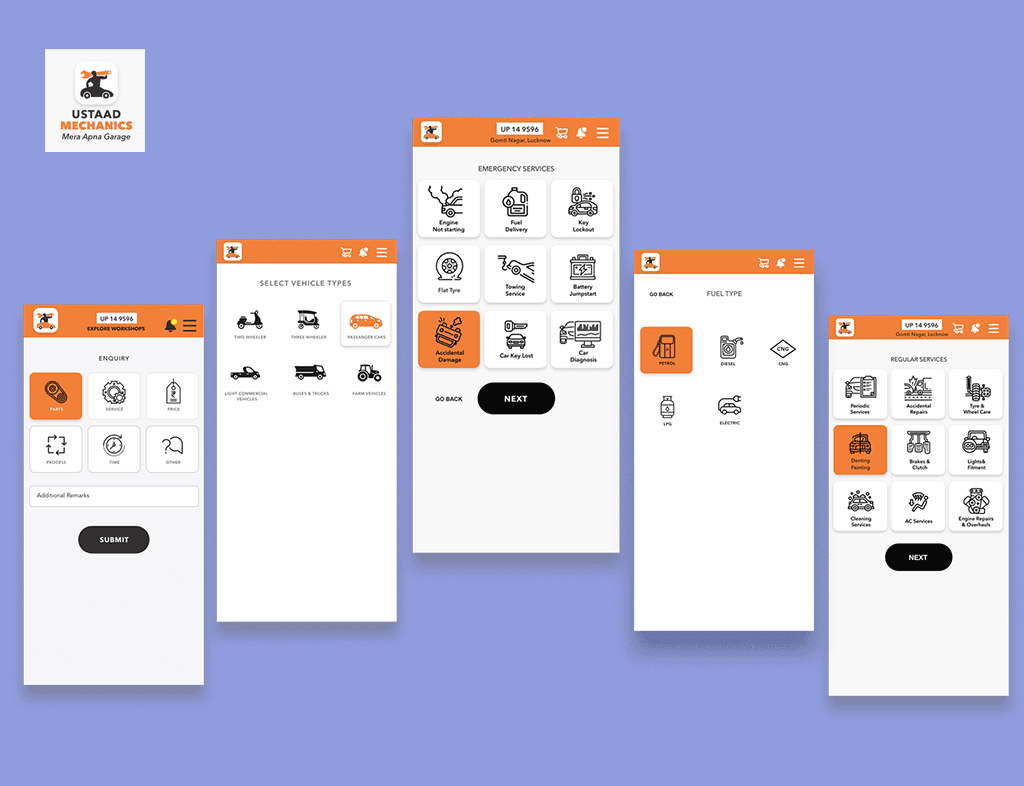 Mobile App UX/UI Design